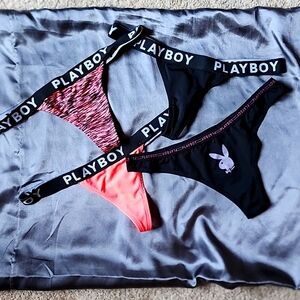 4 Playboy Thongs